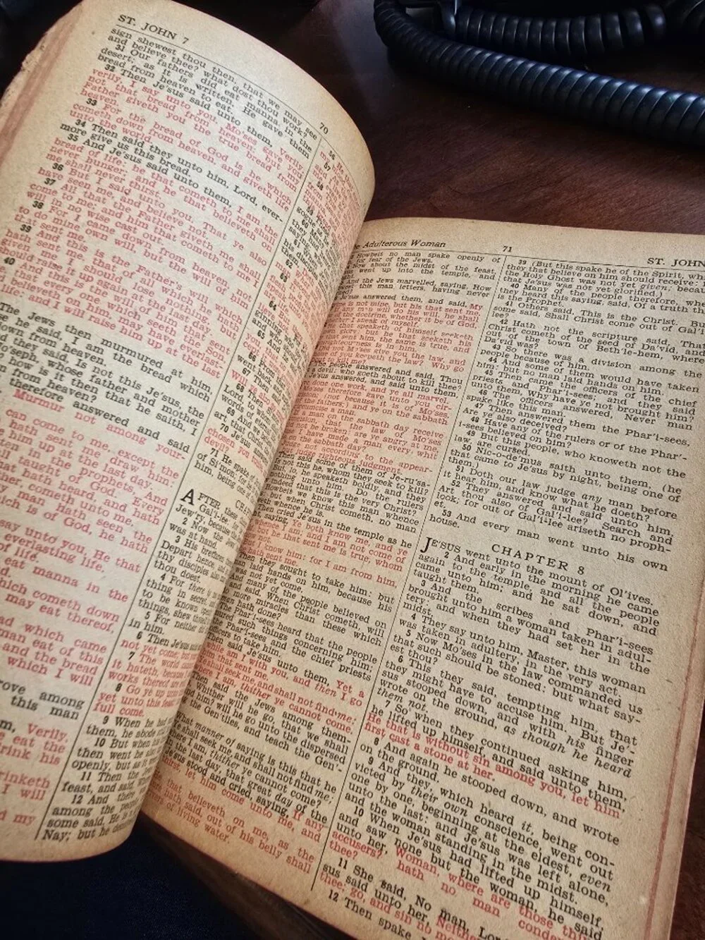 Vintage New Testament Red Letter Edition - 1950 Authorized King James Version